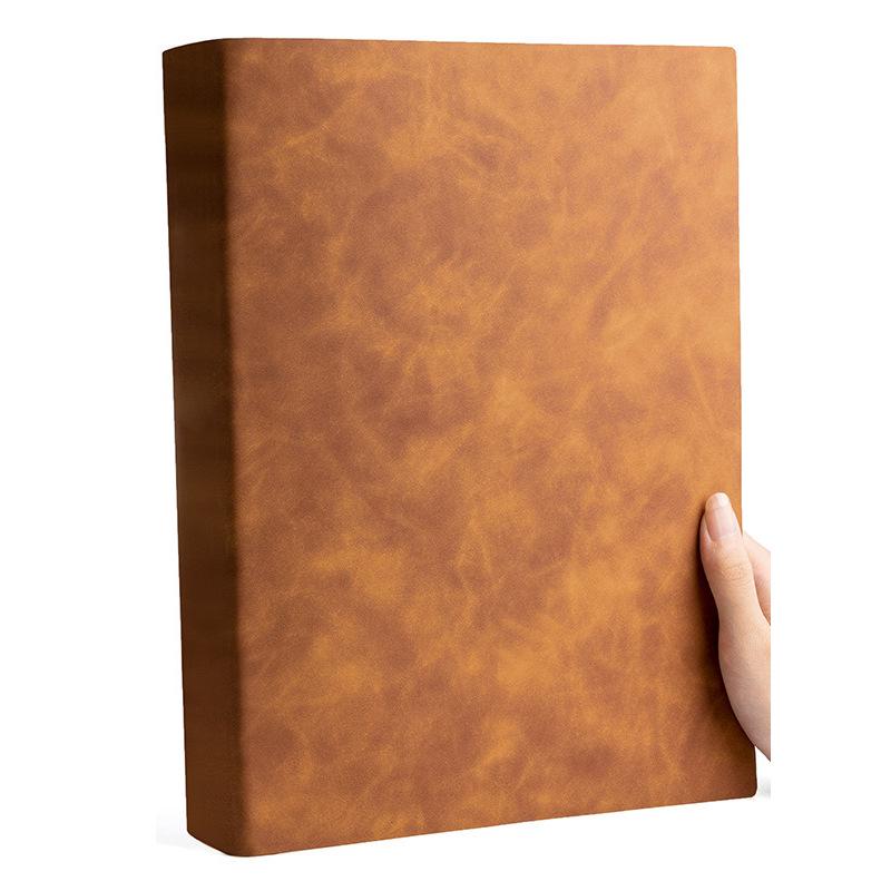 Qinde Li A4 Dickes Postgraduierten Softleder Tagebuch Blankes Cornell Notizbuch