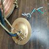 Nautical Marine Waska Brass and Copper Beehive Pendant Light  Wired