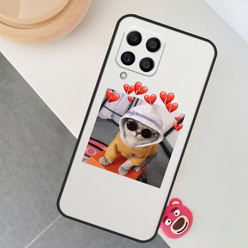 Cute Cat Animals Kitten Case For Samsung Galaxy M12 M32 M52 M15 M35 M55 M31 M56 M36 M16 M06 M13 M33 M53 M14 M34 M54