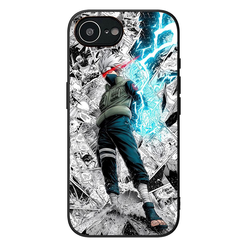 Anime Kakashi Hatake Narutos Phone Cover Case for Apple iPhone 16 15 14 Plus 13 12 Mini 17 Pro Max + ProMax 16E Air 16+ Casing