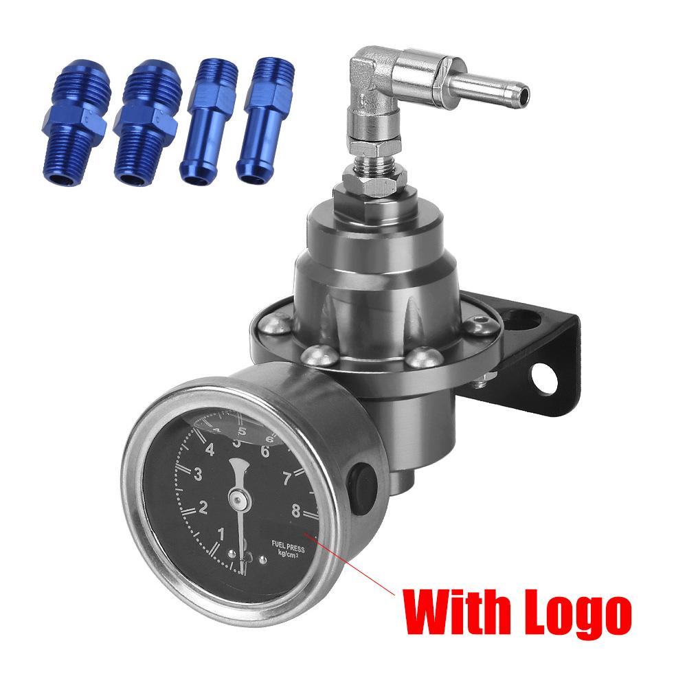 With Gauge Kit 7 Colors Universal Adjustable Fuel Pressure Regulator Vehicle Refitting fuel Supercharger