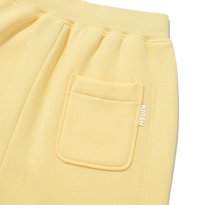 KIRSH Doodle Cherry Circle Logo Jogger Pants [Light Yellow]