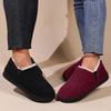 Cross-border Wholesale Neutral Fur Collar Bag and Home Cotton Shoes Indoor Shoes Non-slip and Warm Memory Cotton Winter Elderly Cotton