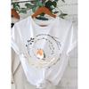 European Size Lightweight Short-Sleeve T-Shirt for Women Featuring a Robin And Branch Design