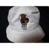 Used [Free Shipping] POLO RALPH LAUREN Polo Bear Bucket HatWhiteL/XL