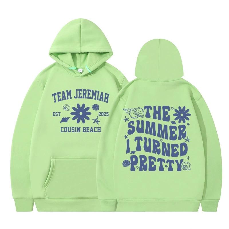 New Arrivals Couple Fashion for Fans of The Summer I Turned Pretty Printed Sweatshirt Outdoor Sport Cosplay Pullovers Hoodie