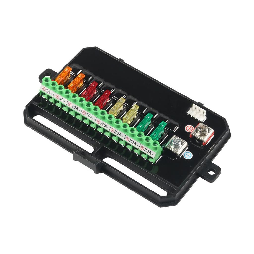 Universal 8-Button Switch Panel with Circuit Control Box for Cars, Jeeps, and Boats