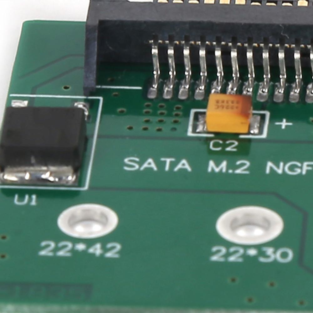 2.5 Inch M.2 NGFF SSD to 2.5in SATA3 Board SSD Converter Computer Hard Laptop Compatibility
