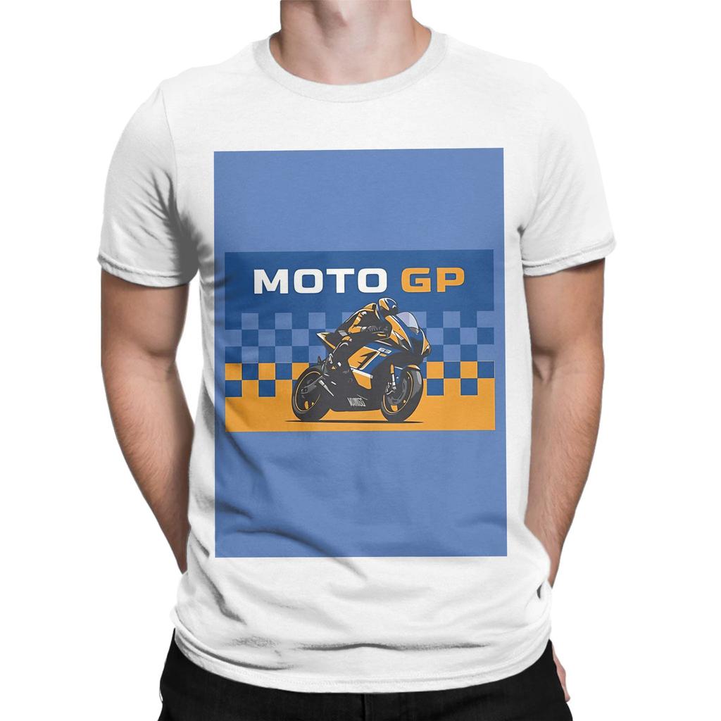 MotoGP Motorcycle Racing Design Funny 100 Cotton TShirt moto the gp Tees Tops For Unisex