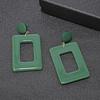 New Popular European and American Style Acrylic Wood Earrings, Simple Resin Trendy Earrings