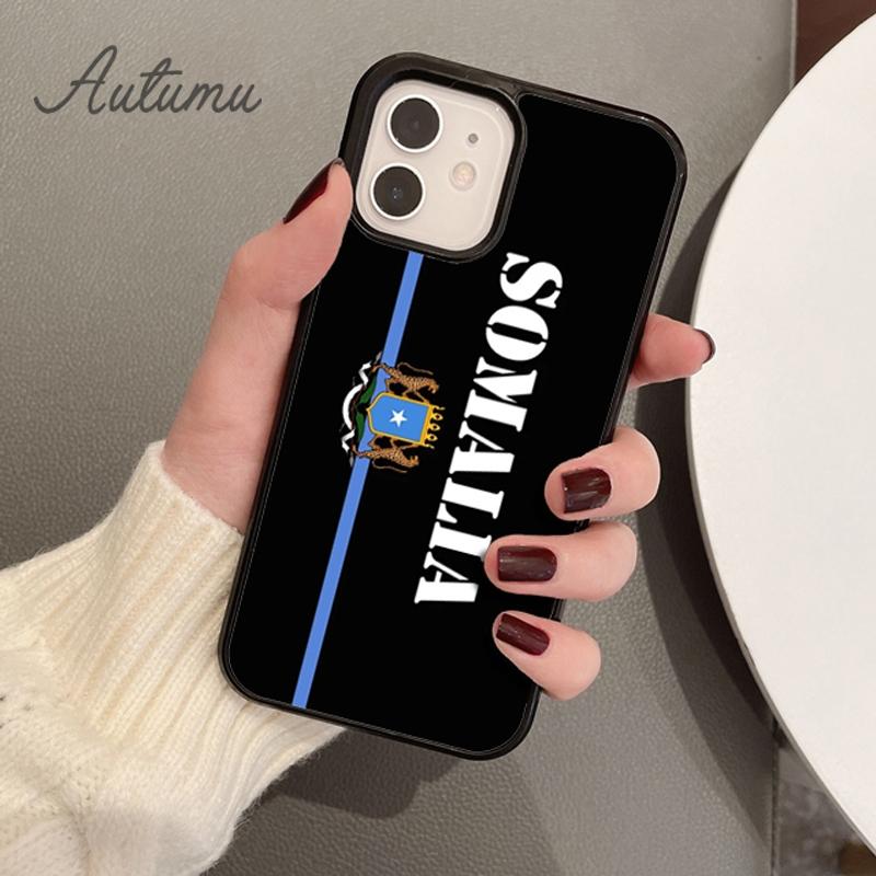 Somali Somalia National Flag Phone Case for iPhone 11 12 13 14 Pro Max mini X XR XS SE 2020 6S 7 8 Plus Galaxy S21 S22 shell