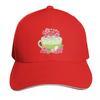 Sakura Matcha Tea Baseball Cap black Cosplay derby hat Luxury Cap FeUnisex Unisexs