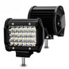 2pcs 4-Row 72W 4-Inch Ultra-Bright LED Light Bar for Off-Road Truck Jeep Mods