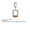 Fluorescent Tie Organizer with Carabiner Cable Zipper Savers Multiple Cable Ties Holder Portable Hardware Tool