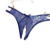 Lace Open Crotch See-Through Thong for Women