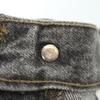 Levi's 90s Made in USA 501 Old Dyed Black Straight denim pants Women Used