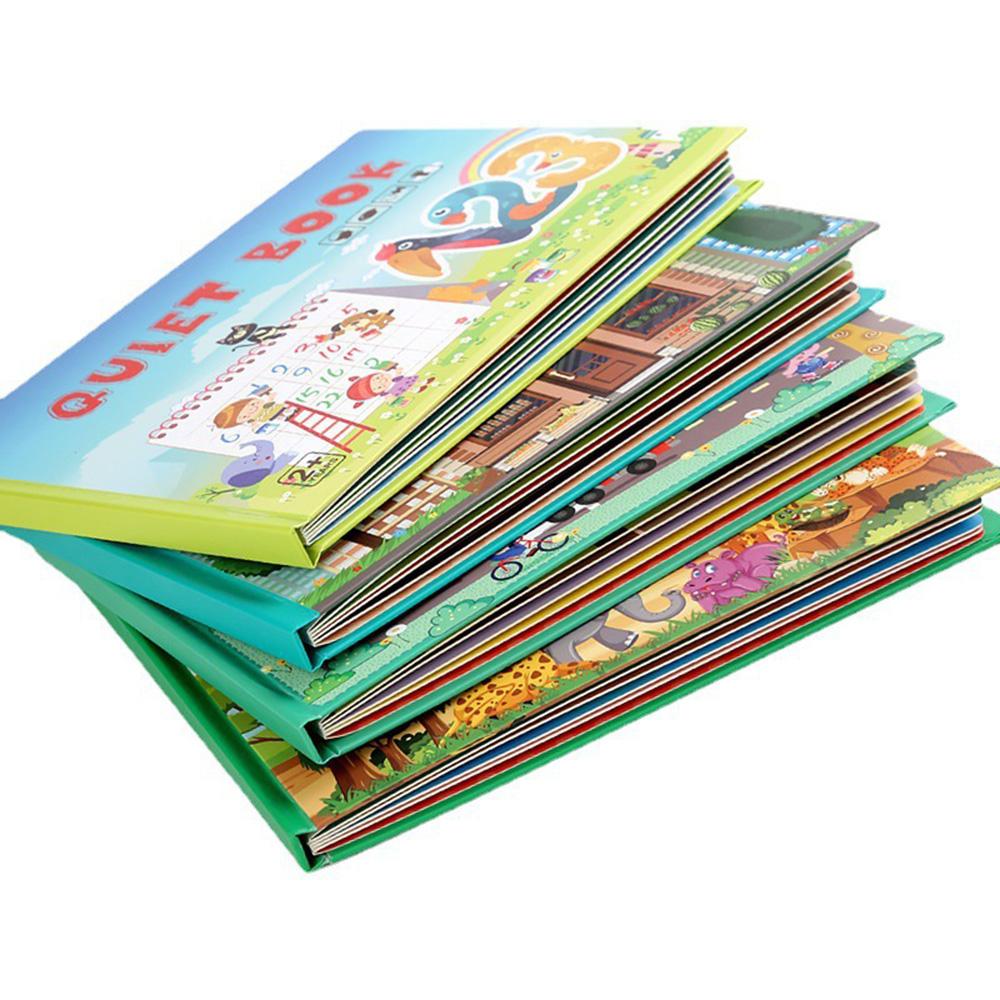 Quiet Busy Book For Kids Montessori Toys To Learning Early Skills For Preschool