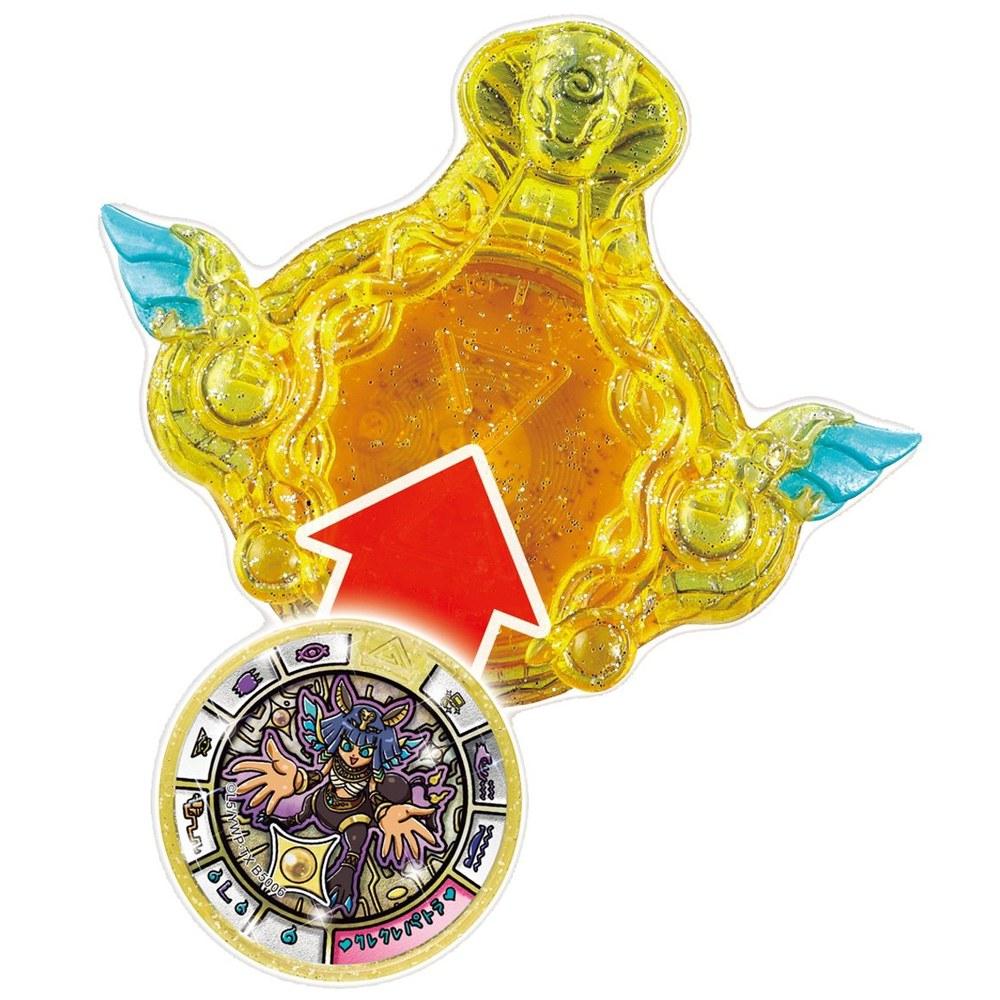 Bandai Yo-kai Watch Secret Treasure Emblem and Medal Set 01 Clam Clam Patra