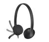 Logitech H340 USB Wired Headset USB-A, Black