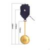 1 Uhrwerk Reparaturset Zubehör Metallteile Einfache Installation Geeignet für DIY Wand