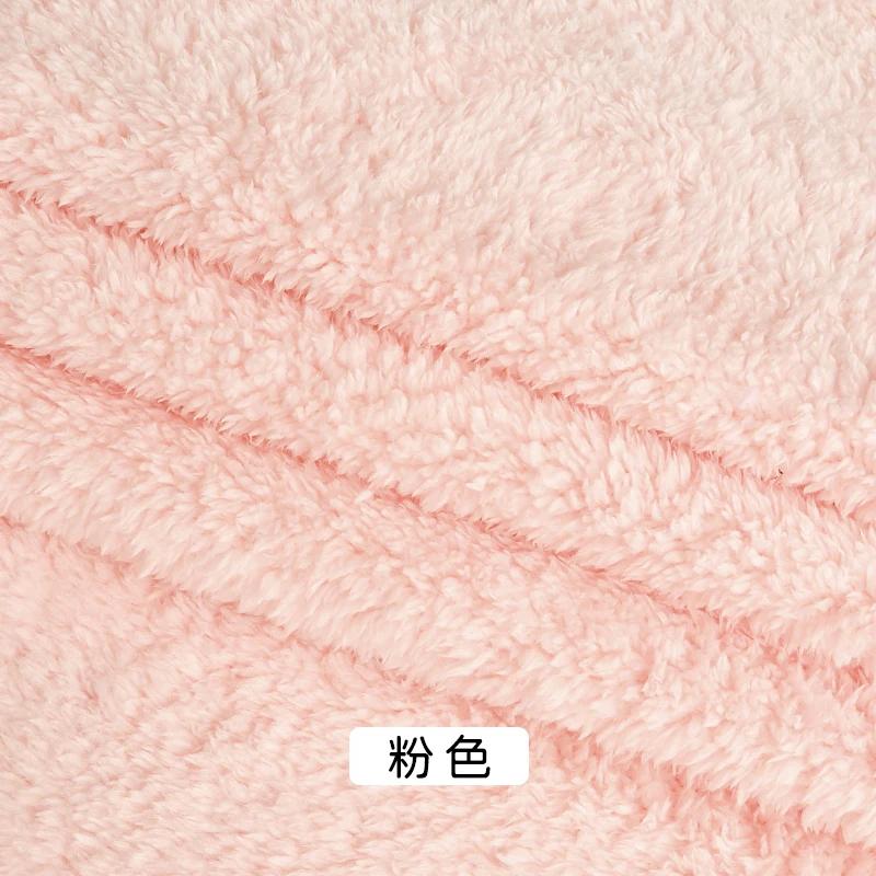 0.5/1 Yard Thickened Double Sided Flannel Fabric For Plush Toys, Outerwear Lining Hoodies Pet Nest Scarves Handmade DIY Fabrics