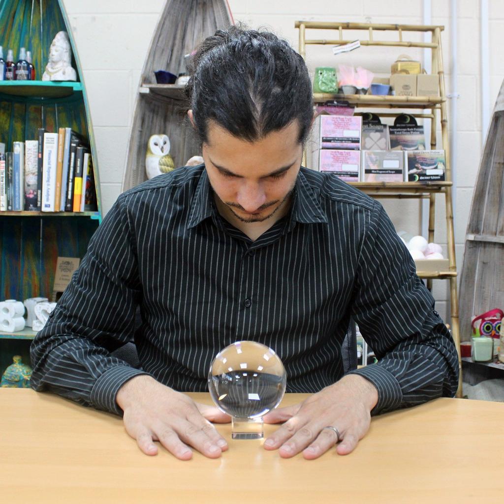 Crystal Ball with Stand 100mm