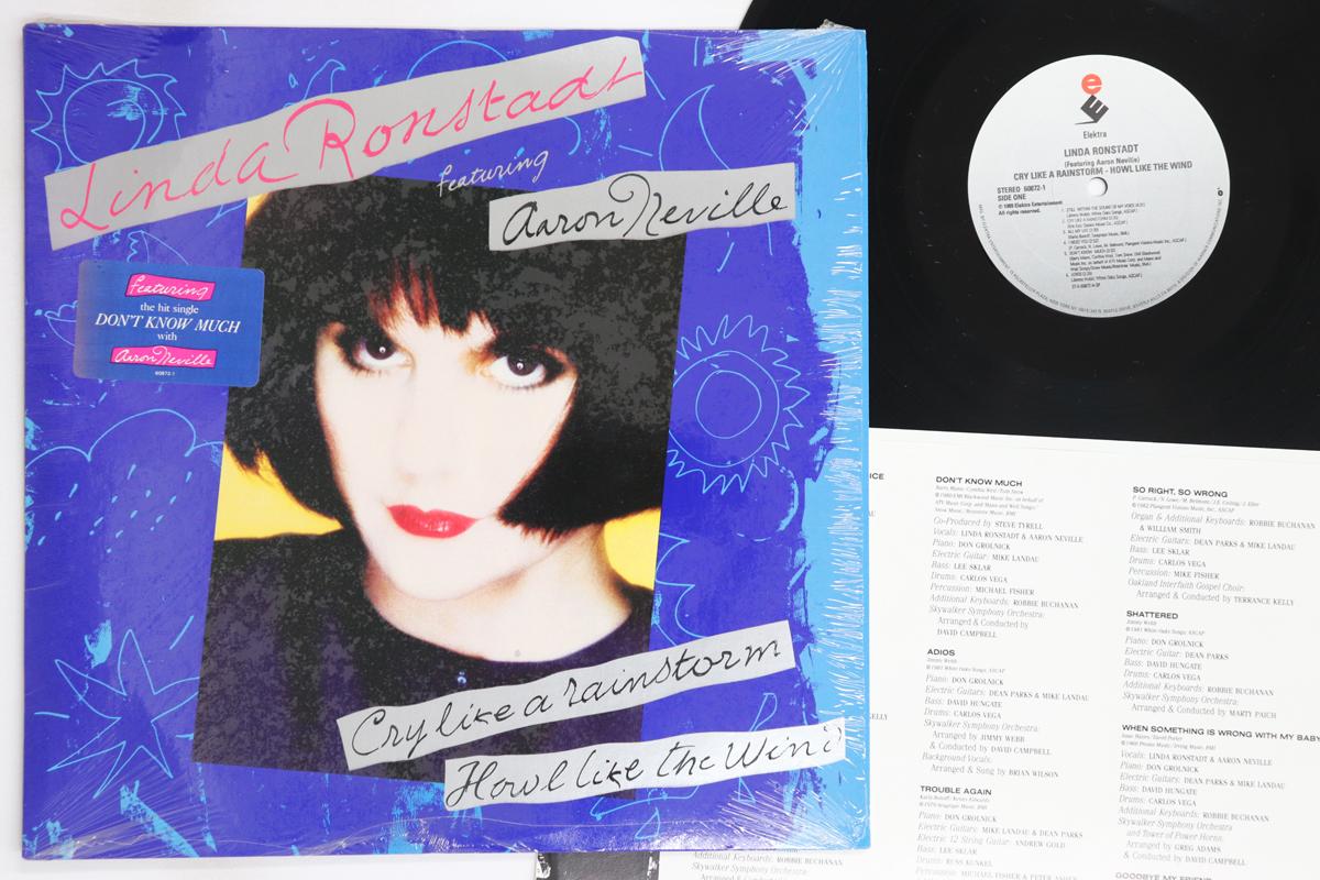 

LP Record LINDA RONSTADT, AARON NEVILLE - Cry Like A Rainstorm Howl Like The 608721 ELEKTRA 1989 US Rock Used