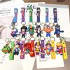 Mobile Game Brawl Keychain Cartoon Doll Car Key Chain Accessories Schoolbag Pendant Small Gift