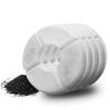 Ersatzfilter für Trinkbrunnen, Premium-Aktivkohlefilter aus Baumwolle für Haustiere, 4er-Pack
