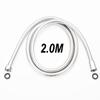 3.0m Stainless Steel Shower Hose - Flexible Hot & Cold Shower Head Tube