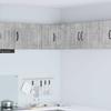 Lucca Wall Corner Cabinet Concrete Grey 57 x 57 x 40 cm Engineered Wood
