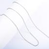 Classic Stainless Steel Link Cable O Chain Necklace for Women Men Choker on the Neck Collarbone Jewelry Accessories DIY Gift