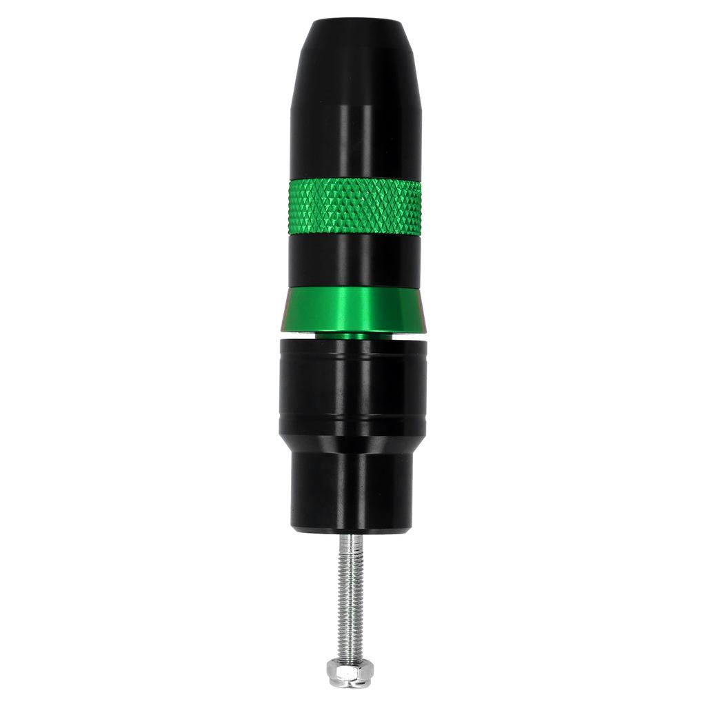 Motorcycle Exhaust Pipe Slider Aluminum Alloy Anti Falling Guard Protector (Black )