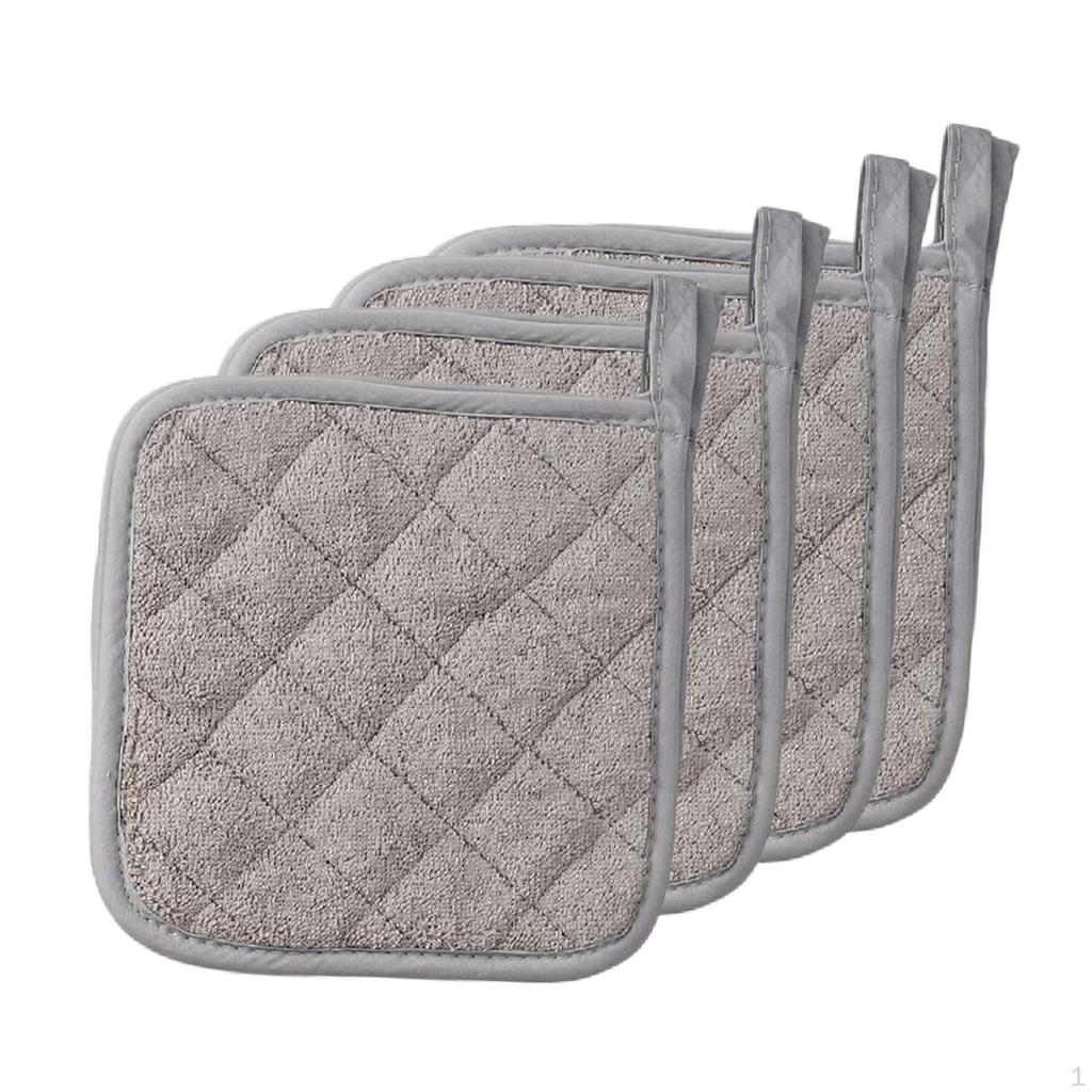 4 kusy kuchyňských podložek pod horké nádobí, podložka, praktický protiskluzový držák