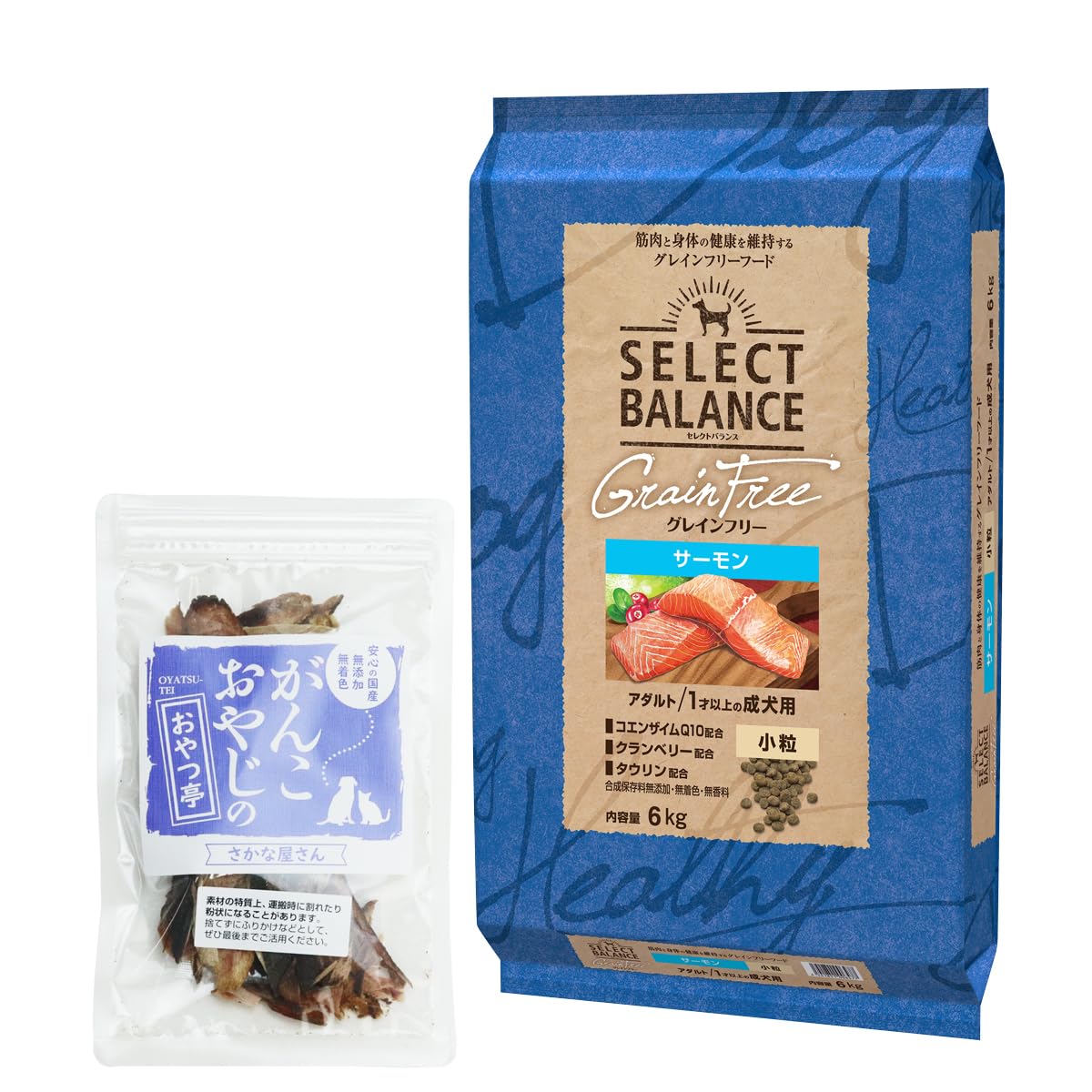 

Корм для собак Select Balance беззерновой для взрослых, лосось мелкозернистый, 6 кг, Ganko Oyaji no Oyatsutei, домашняя рыбная закуска, 20 г, для взрослых собак беззерновой + (Размер пробной версии)