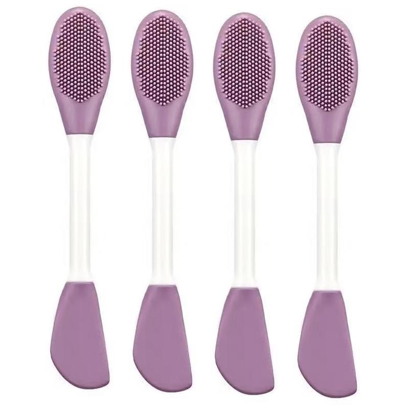 Double Head Silicone Face Mask Brushes Facial Pore Cleaner Brush Mud Film Applicator Women Cleaning Tools Skin Care Tools