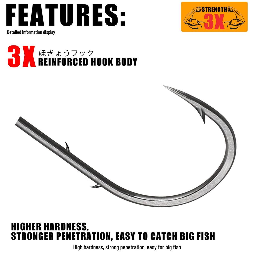 Eiförmiger Jigkopf mit Druckgussblei, Mustad Feinhaken und 3X starkem Anti-Haken-Schaft für das Angeln mit Mikrolödern.