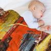 The Family Fire - Abstract Painting Throw Blanket Softest Single wednesday Loose Blankets