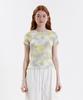 PINK PINEAPPLE Tie Dye Tight T.Shirt_Yellow