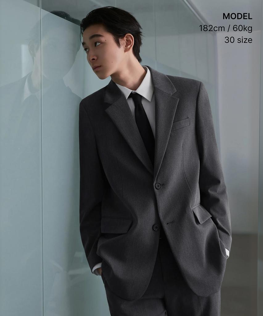 MUSINSA STANDARD Flare Hidden Banding Slacks [Medium Gray]