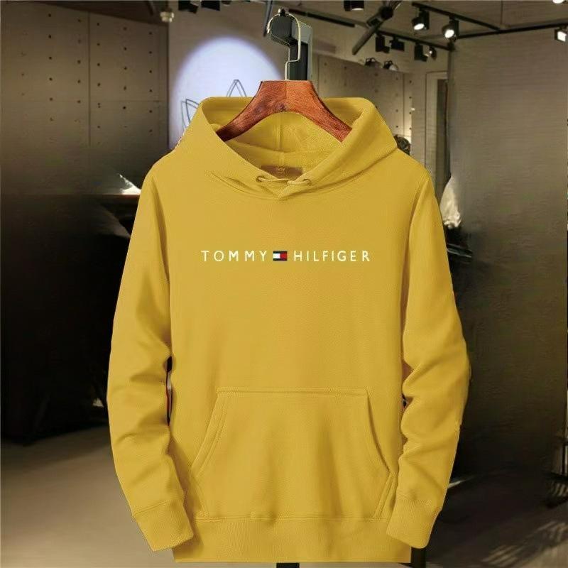 Men s and Women s Hooded Sweaters Tide Brand Printed Sweaters 3XL жёлтый