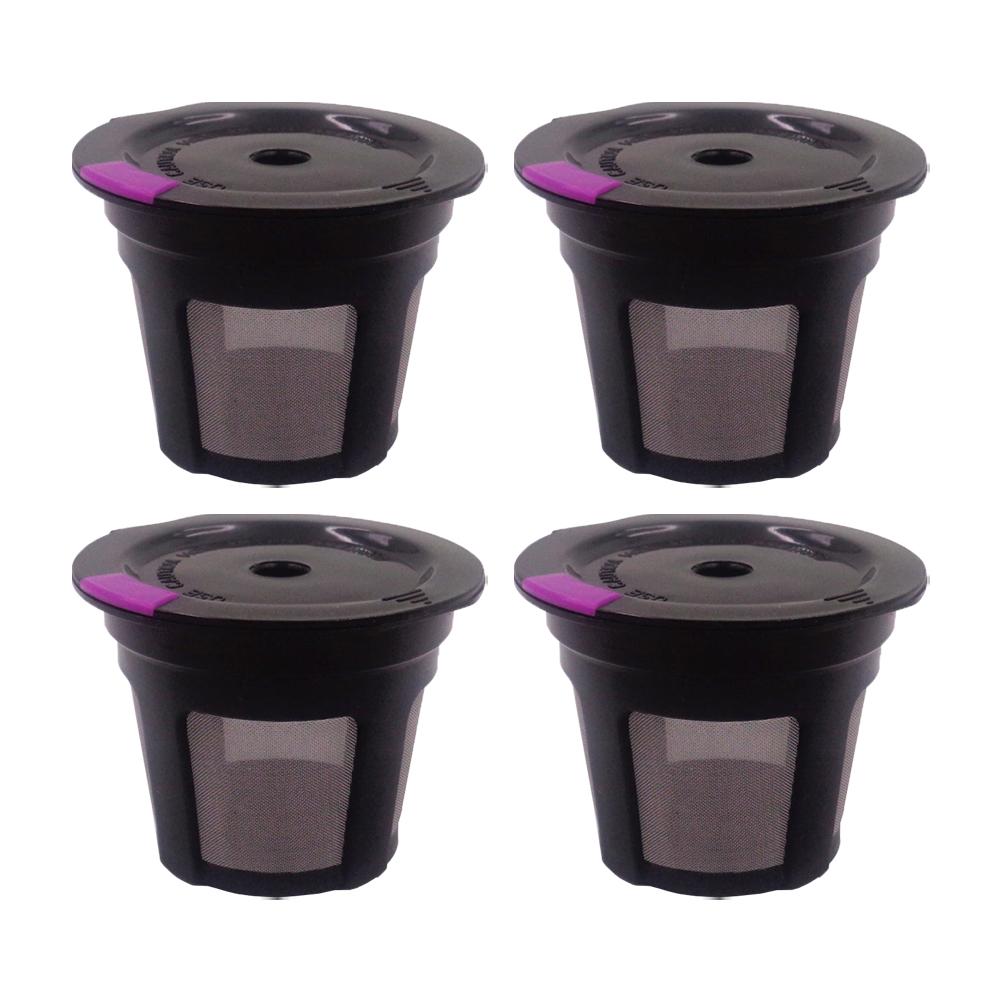1/4/6 PCS Reusable K Cups Coffee Filters Eco-Friendly K Cup Pod Coffee Filter Large Capacity for Keurig 1.0/2.0 Mini Plus Series