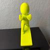 Cute Pushing Man Shaped Door Stopper Non Slip Base Durable Build Suitable For Home Office Bedroom Use