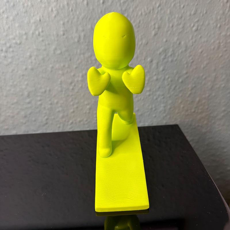 Cute Pushing Man Shaped Door Stopper Non Slip Base Durable Build Suitable For Home Office Bedroom Use