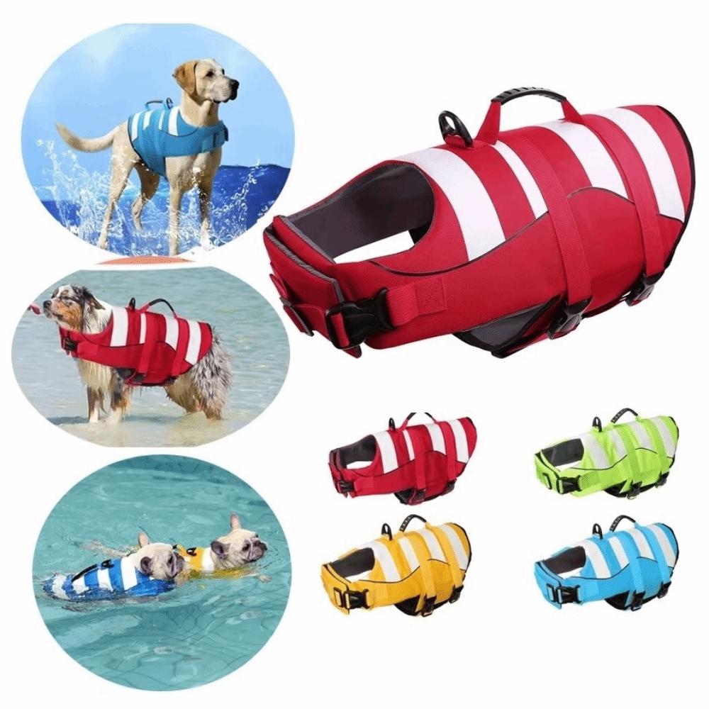 Reflective Dog Life Jacket Superior Buoyancy Swimwear Safety Vest  Summer Swimming