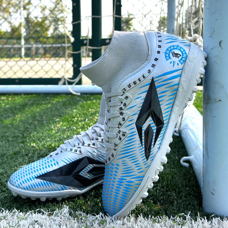 Men's Quality Football Boots Assassin Chuteira Campo TF/AG Football Shoes Futsal Training High Cut Soccer Shoes Outdoor Sneaker