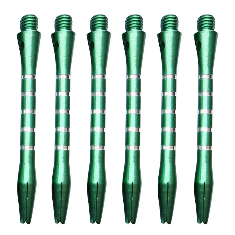 6Pcs Aluminum Throwing Darts 53Mm Short Five-Line Metal Darts Rod Thread Darts Darts Accessories Indoor Darts Sport Set
