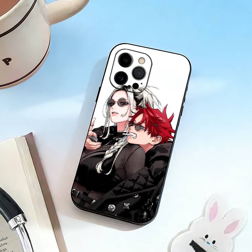 G-Gokurakugai A-Alma Coque de téléphone Silicone Souple Pour IPhone 17 16 15 14 13 12 11 X XR Plus Pro Max Plus