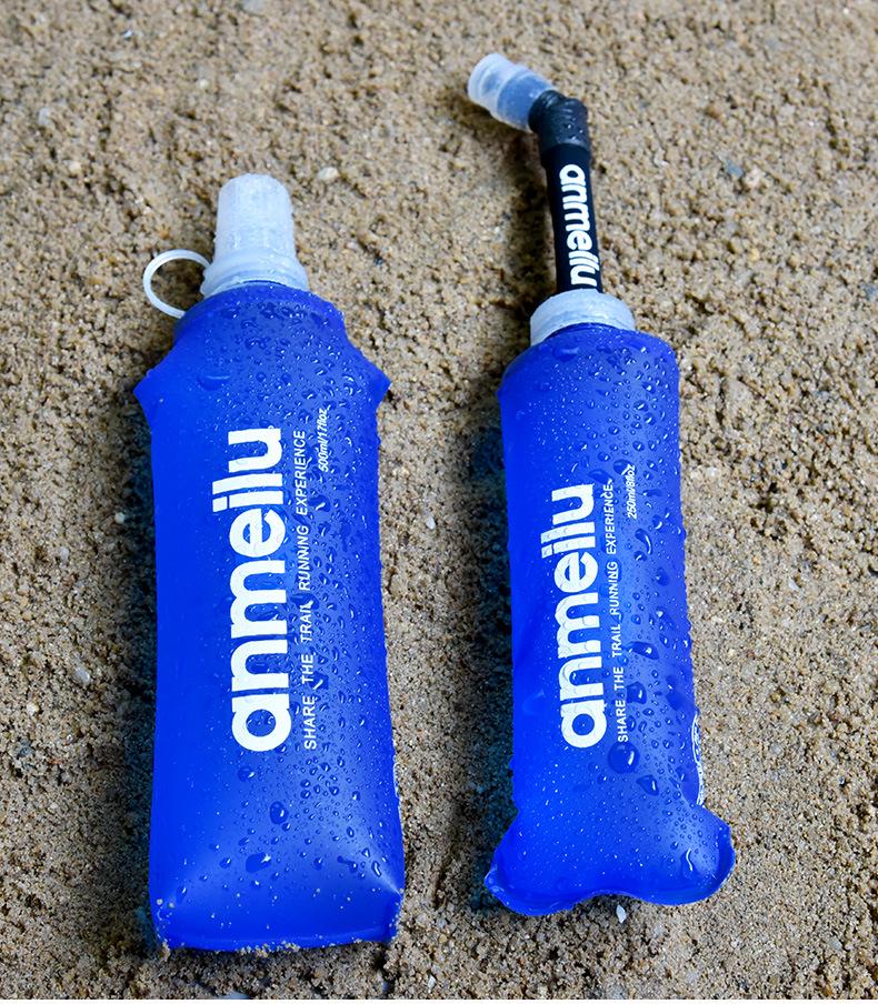 ANMEILU Outdoor Sports Portable Folding Water Bag with EU Food Grade Straw Certification
