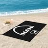 Toalla de Playa con Logo de Camión y Autobús de Doble Uso, Microfibra Suave, Secado Rápido, Absorbente, Toallas Rápidas para Yoga